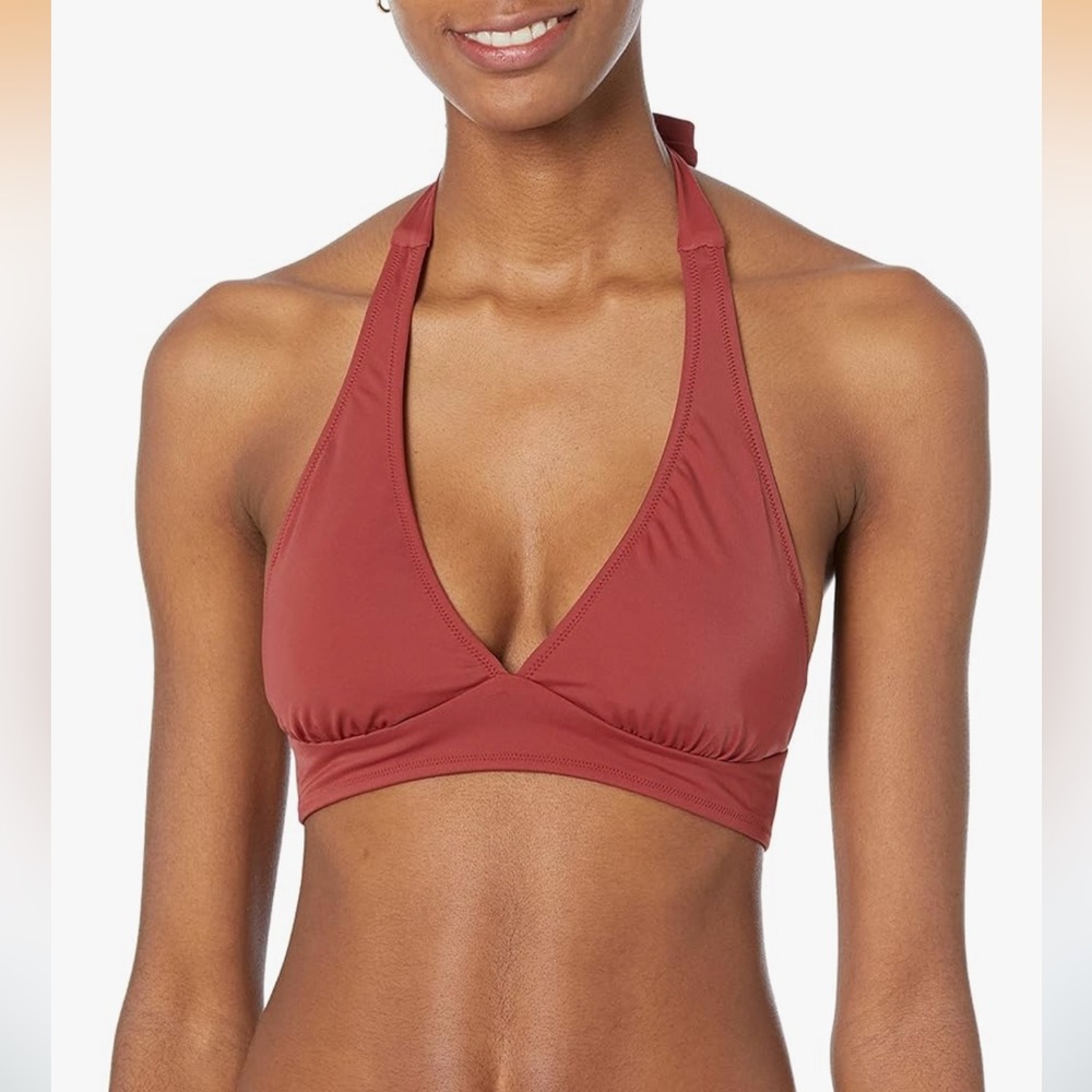 NWT Amazon Essentials Women's Light-Support Bikini Top